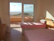 Huge holiday apartment to rent with 3 bedrooms.  Stunning views over the whole bay of San Juan de los Terreros
