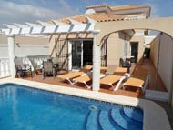 Beautiful 3 bedroomed villa to rent, located in a quiet location with a private pool. San Juan de los Terreros. Almeria. Spain