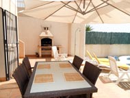 Beautiful 2 bedroomed villa with private garden and pool to rent in San Juan de los Terreros, Costa Almeria. Spain